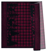 United Weavers Highlands Woodland Red Rug - backing detail