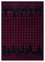 United Weavers Highlands Woodland Red Rug - front view