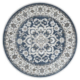 United Weavers Hudson Alex Blue Rug - round front view