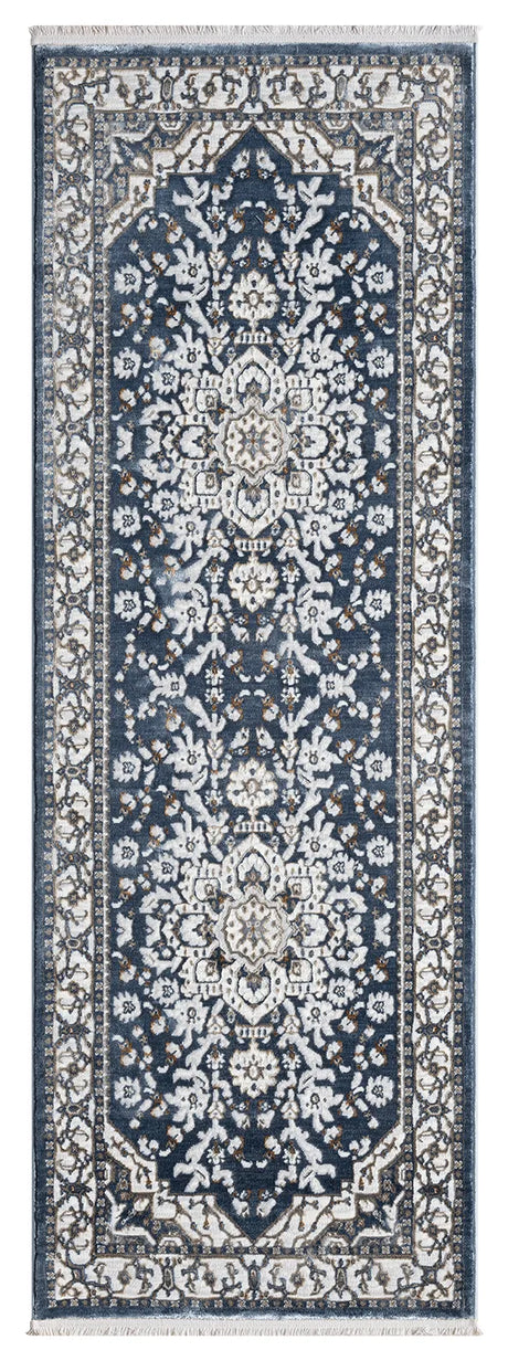 United Weavers Hudson Alex Blue Rug - runner front view