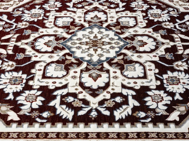 United Weavers Hudson Alex Burgundy Rug - close-up detail