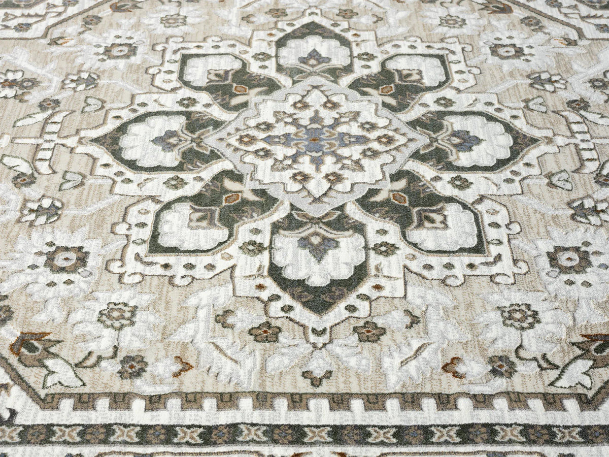 United Weavers Hudson Alex Cream Rug - close-up detail