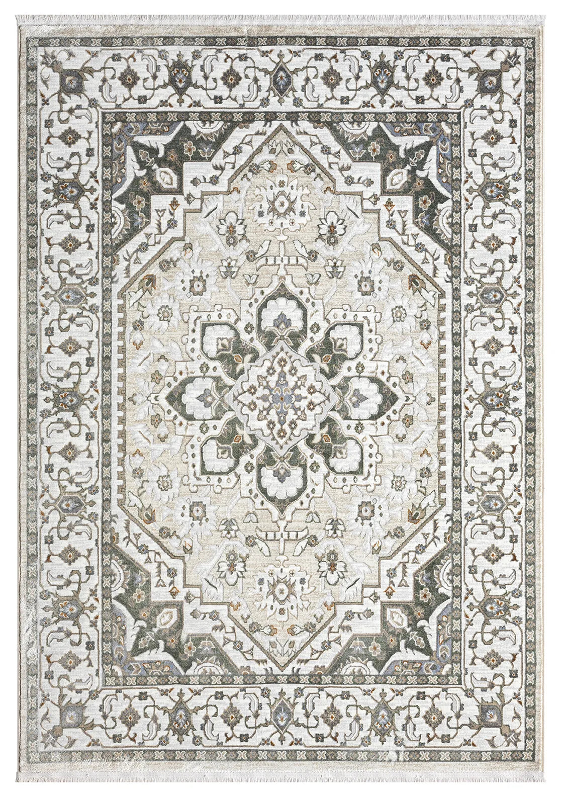 United Weavers Hudson Alex Cream Rug - front view