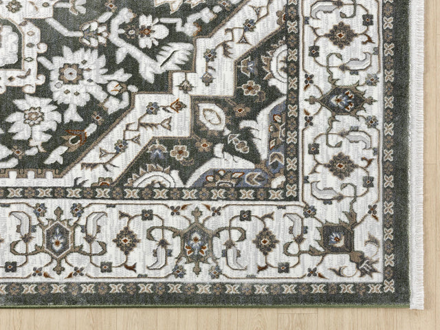 United Weavers Hudson Alex Green Rug - angle view
