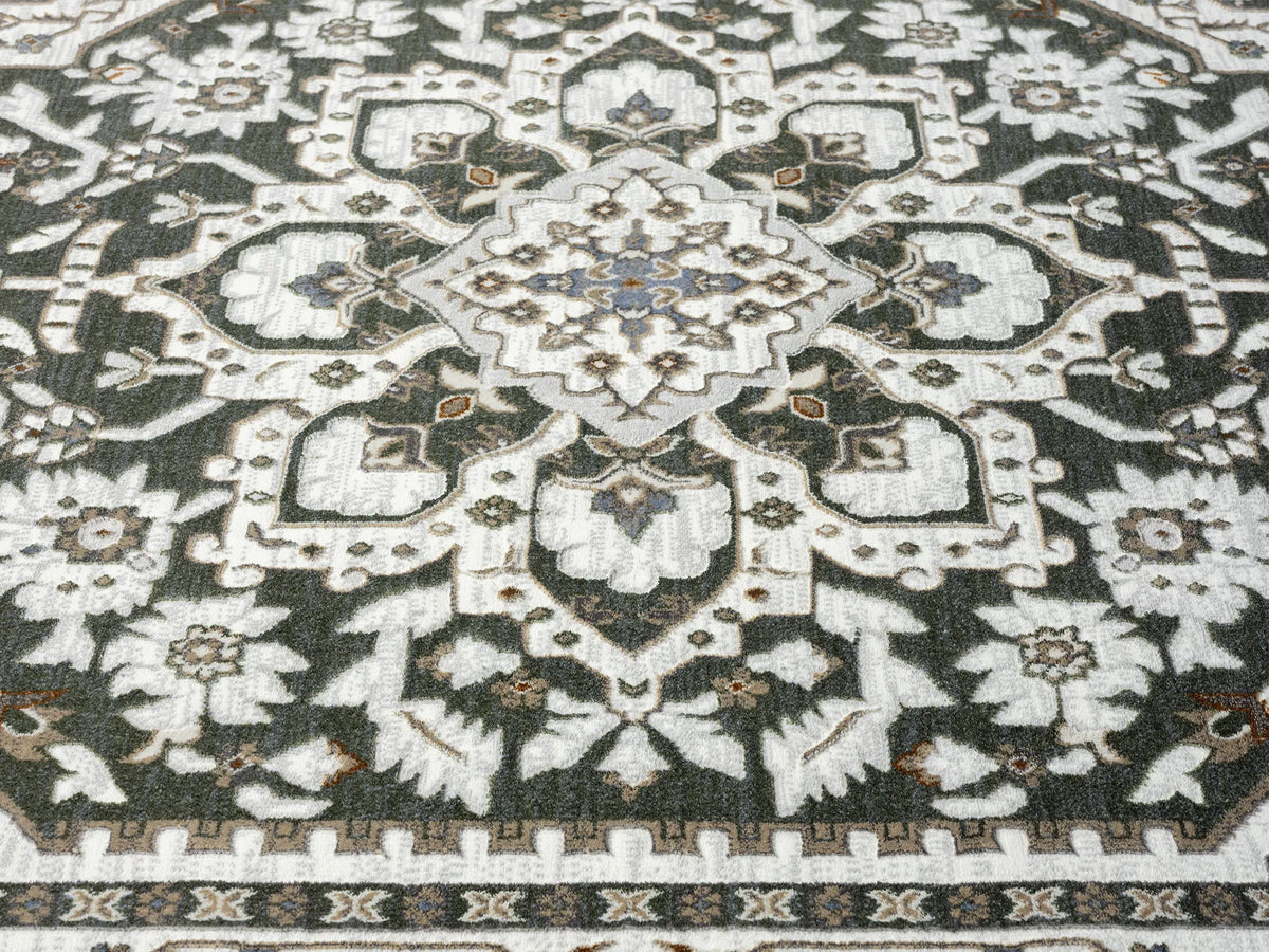 United Weavers Hudson Alex Green Rug - close-up detail