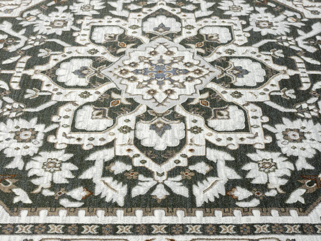 United Weavers Hudson Alex Green Rug - close-up detail