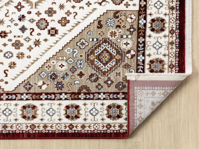 United Weavers Hudson Joy Burgundy Rug - backing detail