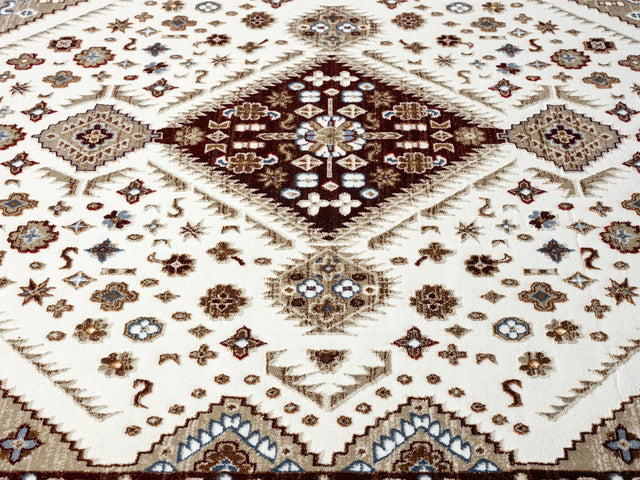 United Weavers Hudson Joy Burgundy Rug - close-up detail
