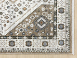 United Weavers Hudson Joy Cream Rug - angle view