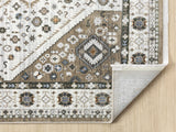 United Weavers Hudson Joy Cream Rug - backing detail