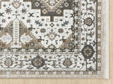 United Weavers Hudson Magi Cream Rug - angle view