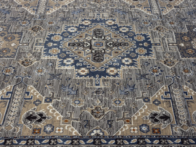 United Weavers Hudson Magi Grey Rug - close-up detail