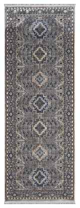 United Weavers Hudson Magi Grey Rug - runner front view