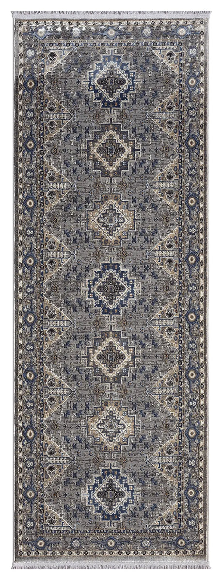 United Weavers Hudson Magi Grey Rug - runner front view