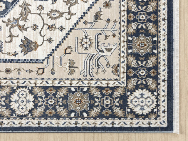 United Weavers Hudson Suzy Blue Rug - angle view