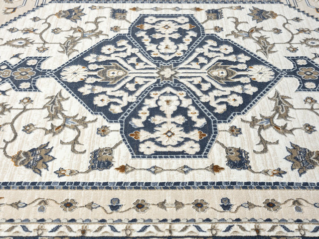 United Weavers Hudson Suzy Blue Rug - close-up detail