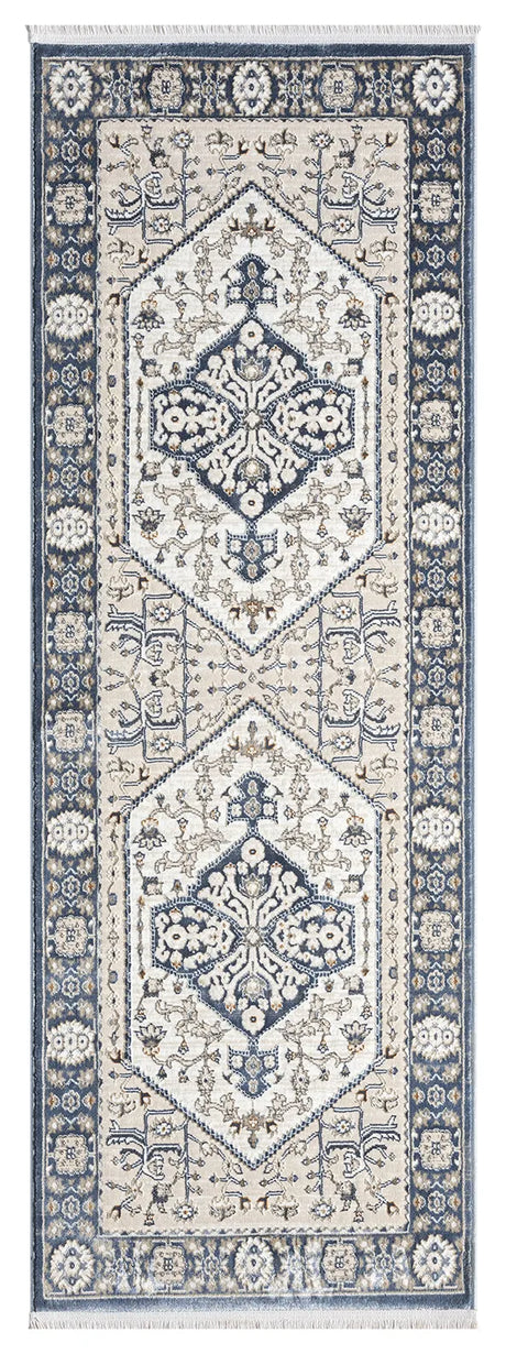 United Weavers Hudson Suzy Blue Rug - runner front view