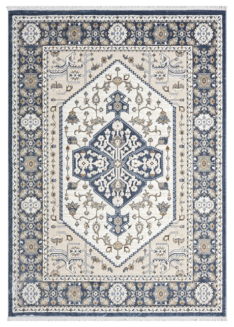 United Weavers Hudson Suzy Blue Rug - front view