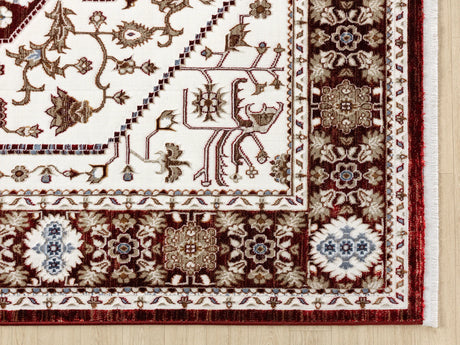 United Weavers Hudson Suzy Burgundy Rug - angle view