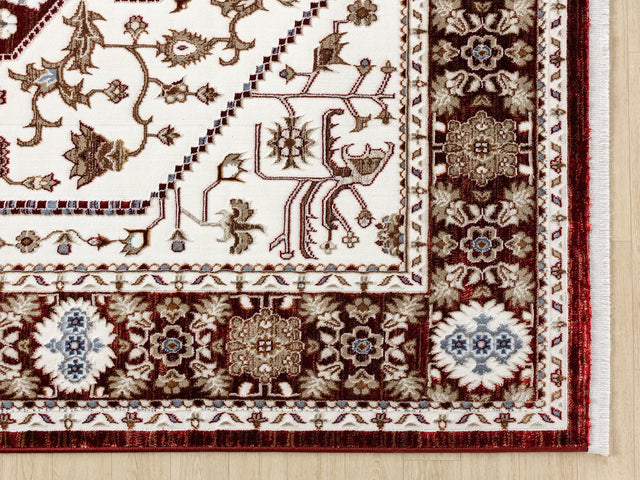 United Weavers Hudson Suzy Burgundy Rug - angle view