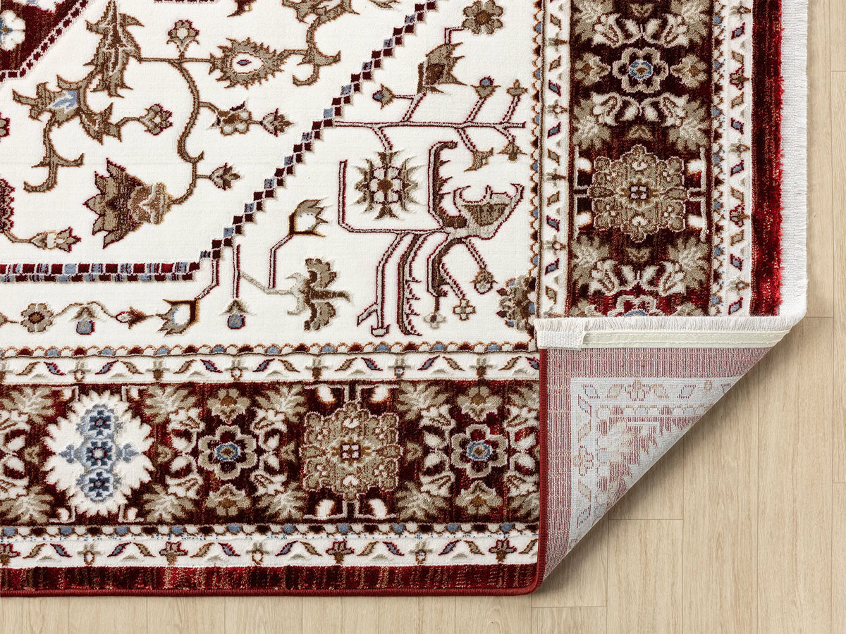 United Weavers Hudson Suzy Burgundy Rug - backing detail