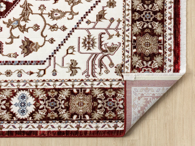 United Weavers Hudson Suzy Burgundy Rug - backing detail