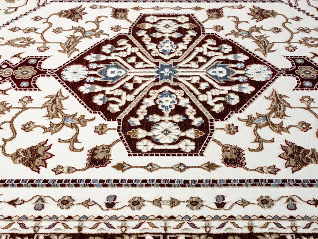 United Weavers Hudson Suzy Burgundy Rug - close-up detail