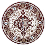 United Weavers Hudson Suzy Burgundy Rug - round front view