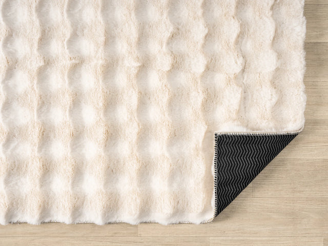United Weavers Lavish Bubble Lush Beige Rug - backing detail