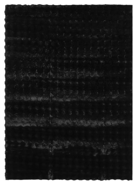 United Weavers Lavish Bubble Lush Black Rug - front view