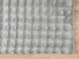 United Weavers Lavish Bubble Lush Silver Rug - angle view