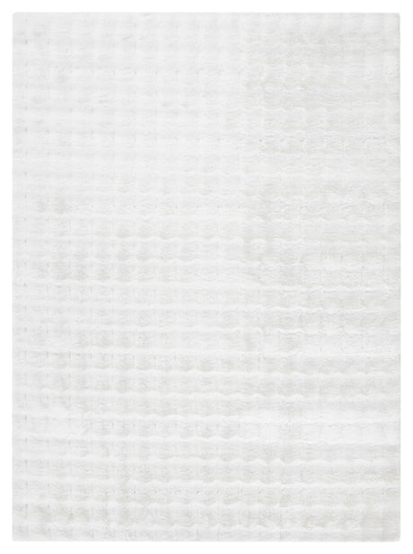 United Weavers Lavish Bubble Lush White Rug - front view