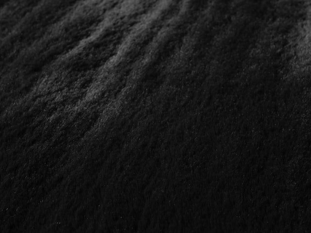 United Weavers Lavish Solid United Weavers Lavish Solid Plush Black Rug - close-up detail