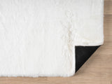 United Weavers Lavish Solid United Weavers Lavish Solid Plush White Rug - backing detail