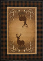 United Weavers Legends Antler Buck Multi Rug - front view