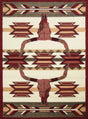 United Weavers Legends Bone Arrow Multi Rug - front view