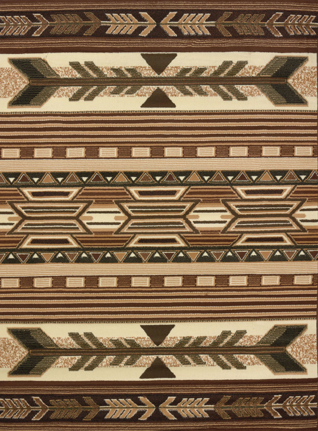 United Weavers Legends Broken Arrow Multi Rug - front view