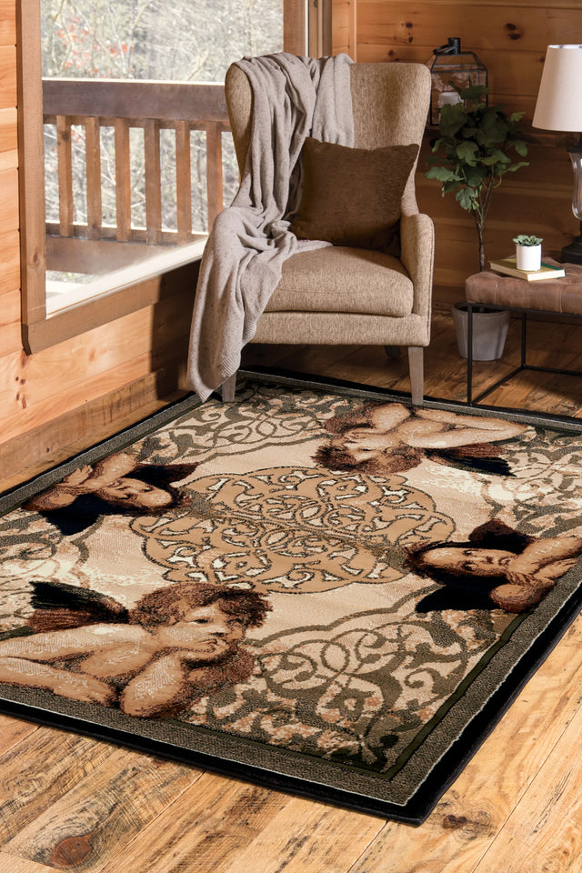 United Weavers Legends Cherubs Multi Rug - room scene