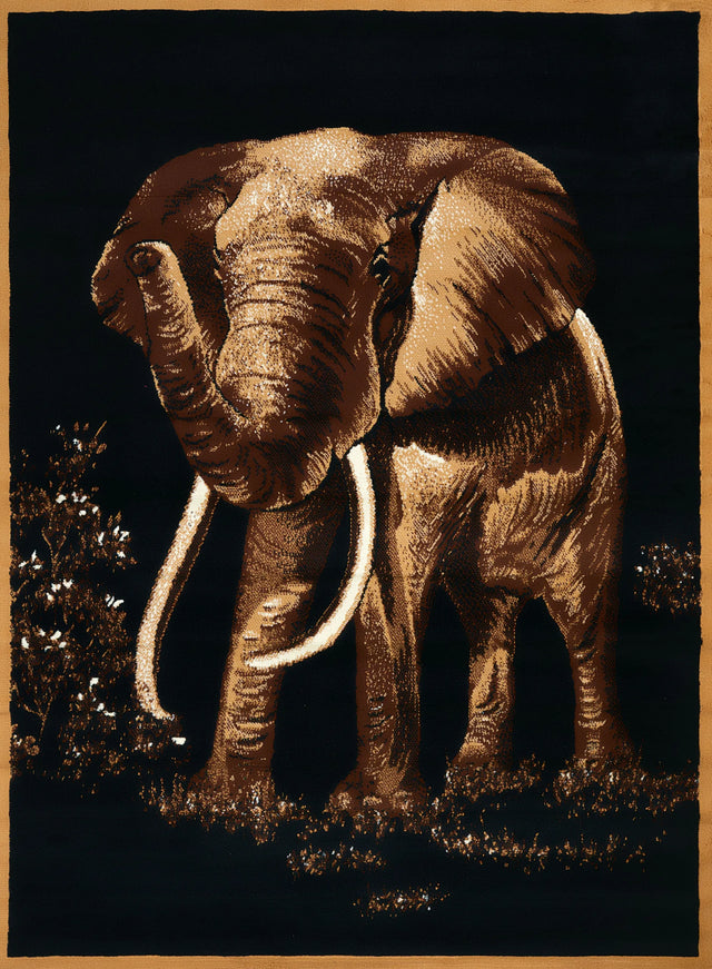 United Weavers Legends Elephant Multi Rug - front view