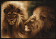 United Weavers Legends Lion Profile Multi Rug - front view