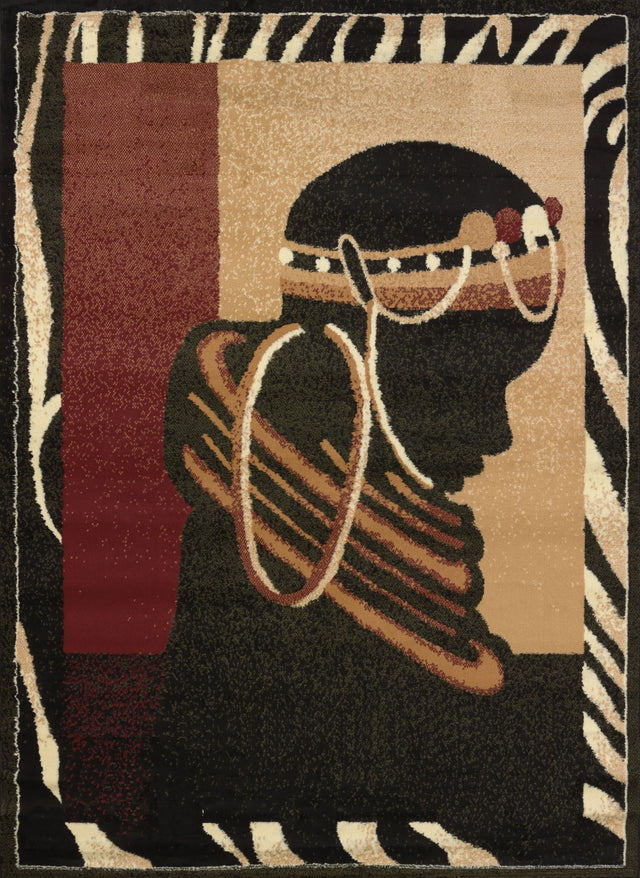 United Weavers Legends Silhoutte Multi Rug - front view