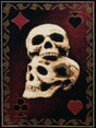 United Weavers Legends Skulls Multi Rug - front view