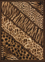 United Weavers Legends Slanted Safari Multi Rug - front view