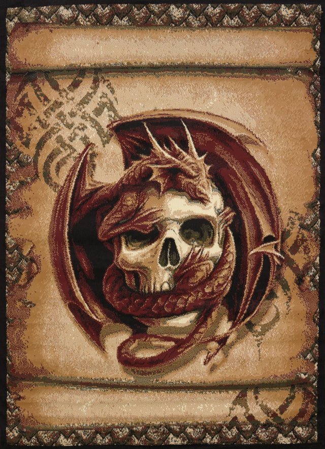 United Weavers Legends Snake Eyes Multi Rug - front view