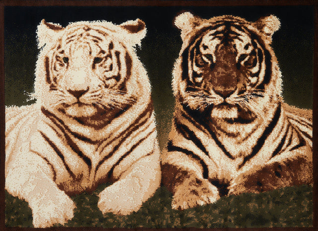 United Weavers Legends Tiger Colors Multi Rug - front view