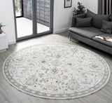 United Weavers Lexington Darcy Grey Rug - round room scene