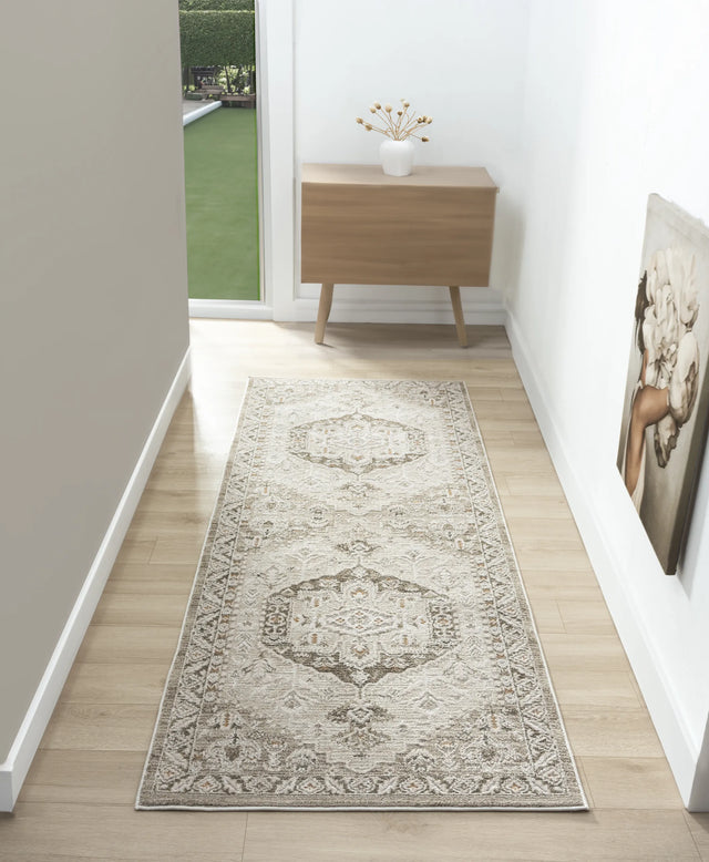 United Weavers Lexington Lily Beige Rug - runner room scene