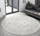 United Weavers Lexington Molly Beige Rug - round room scene