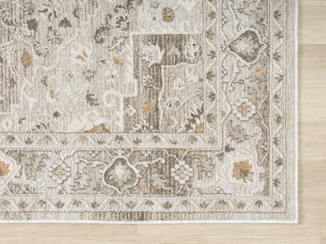 United Weavers Lexington Penny Beige Rug - angle view