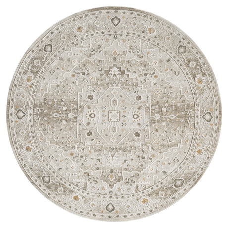 United Weavers Lexington Penny Beige Rug - round front view